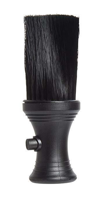 Powder Neck Duster Black Nylon Bristles Talc Dispenser