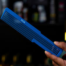 Rolda Cutting Carbon Fiber Comb 8 inch Blue