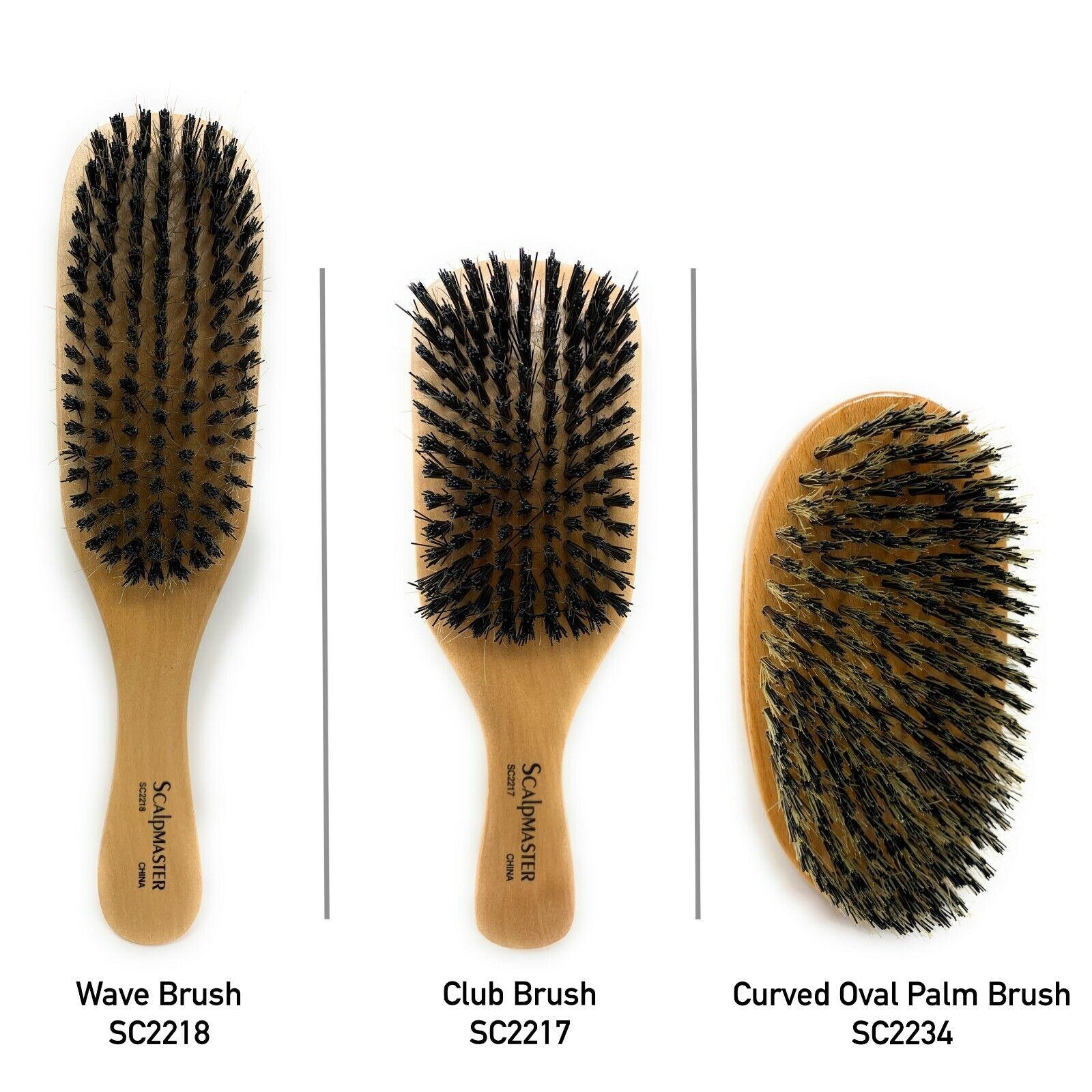 Scalpmaster Curved Oval Wave Brush