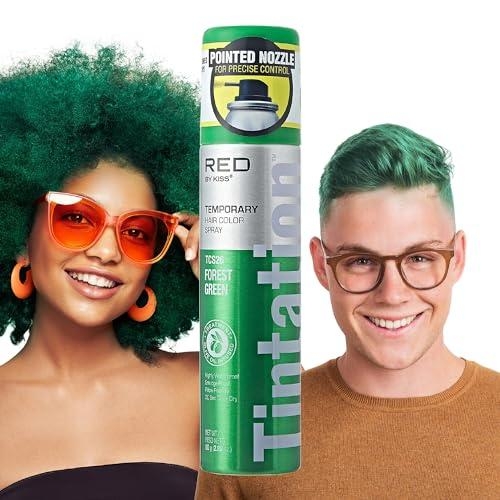 Kiss Tintation Temporary Hair Color 2.82 oz. (Forest Green)