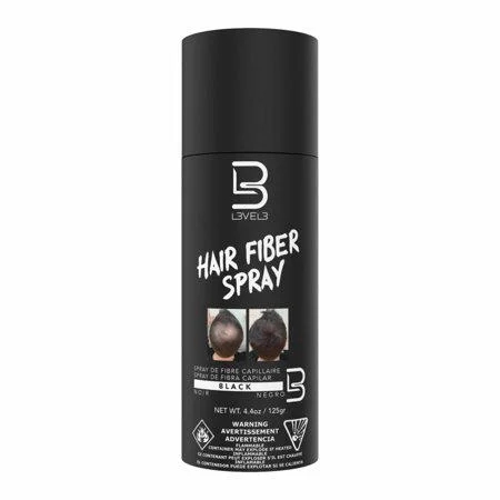 LEVEL3 Black Hair Fiber Spray