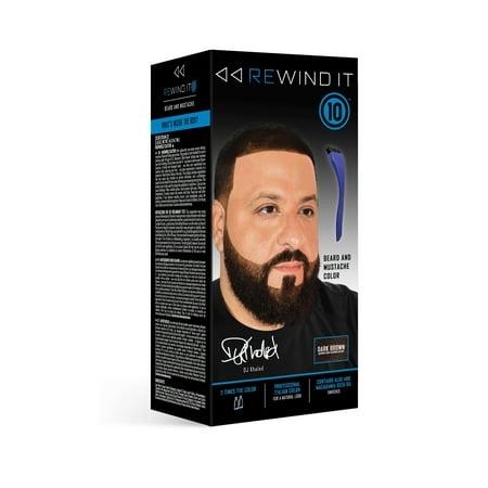Rewind It 10 Dark Brown Beard and Mustache Color