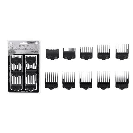 Supreme Trimmer Guide Comb Replacement for Pro Clipper STC5030 Size Guards - Black