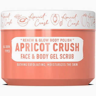 Immortal NYC Apricot Crush Face & Body Scrub Mask Gel