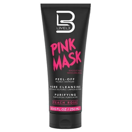 LEVEL3 Pink Peel-Off Face Mask
