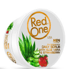 RedOne Aloe Ver & Strawberry Face & Body Daily Scrub 15oz.