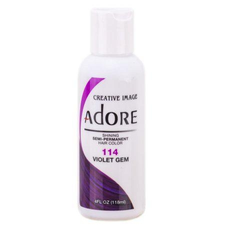 Adore Shining Semi-Permanent Haircolor #114 Violet Gem 4oz