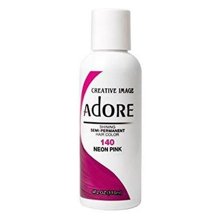 Adore Shining Semi-Permanent Haircolor #140 Neon Pink 4oz