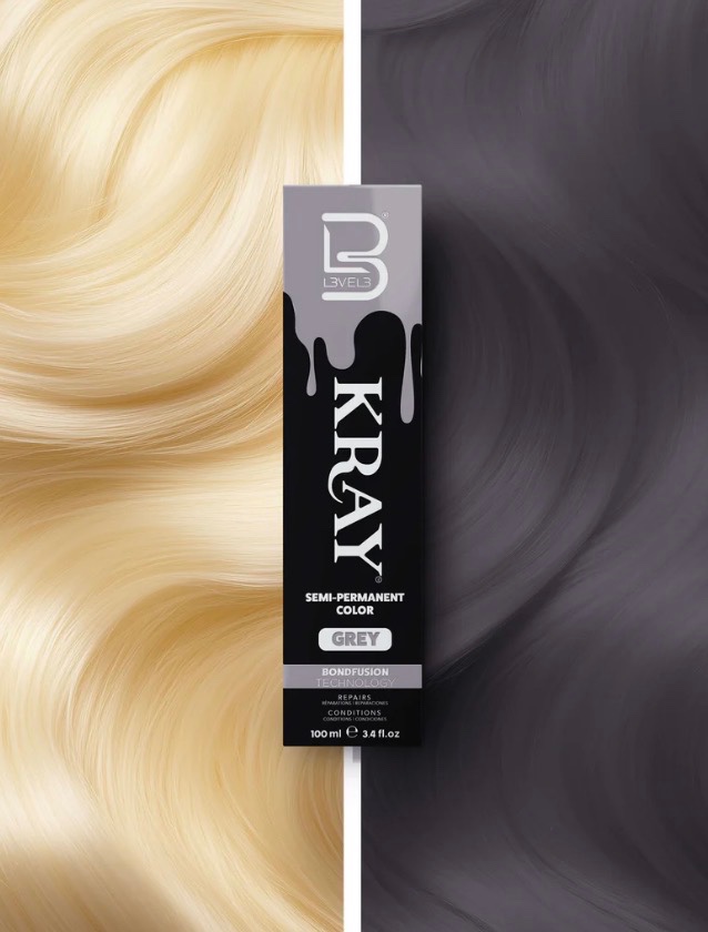 LEVEL3 Kray Grey Semi Permanent Color