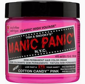 Manic Panic Cotton Candy Pink Semi-Permanent Hair Dye