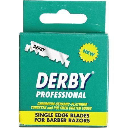 Derby Professional Single Edge Razor Blades