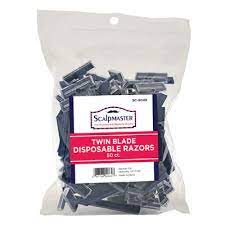 Scalpmaster Twin Blade Disposable Razors