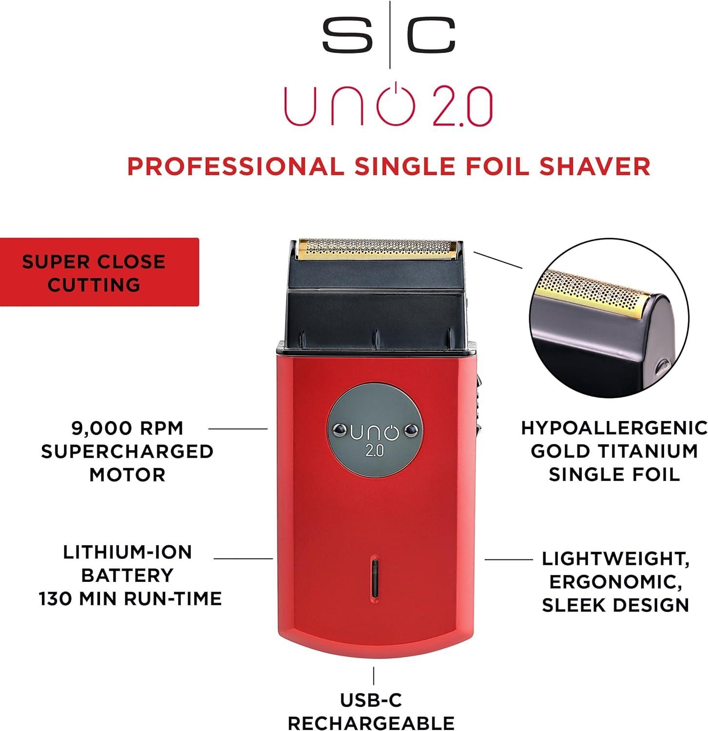 StyleCraft Uno 2.0 Cordless Shaver with Single Foil
