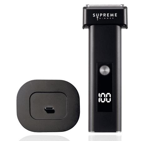 Supreme Trimmer T-Fader Foil Shaver | 120 Min Run Time USB-C Electric Razor | Waterproof IPX6 Shaver for Barber or Home Use | STF501