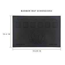 Gentlemen Republic Black Magnetic Barber Mat