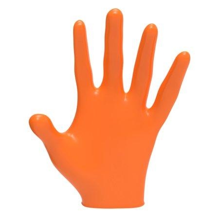 LEVEL3 Nitrile Gloves Orange Large
