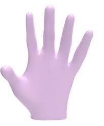 LEVEL3 Nitrile Gloves Pearl Lavender Large