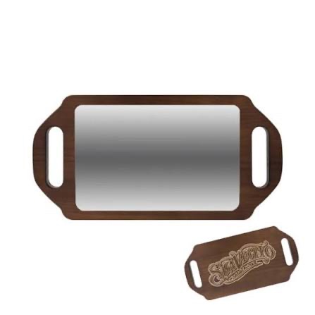 Suavecito Wooden Mirror