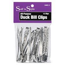 Soft ‘N Style Duckbill Clips