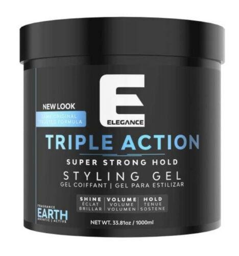 Elegance Triple Action Gel Strong Hold 1000ml 33.8oz