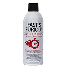 Fast & Furious 3 In 1 Clipper Blade Spray Clean Cool Lube