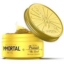 Immortal NYC The Creed Hair Pomade - Strong Hold - Max Shine All Natural Water-Based Pomade for Men
