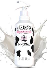 Immortal NYC Milk Shock, Leave In and Detangler Spray, Milk Protein