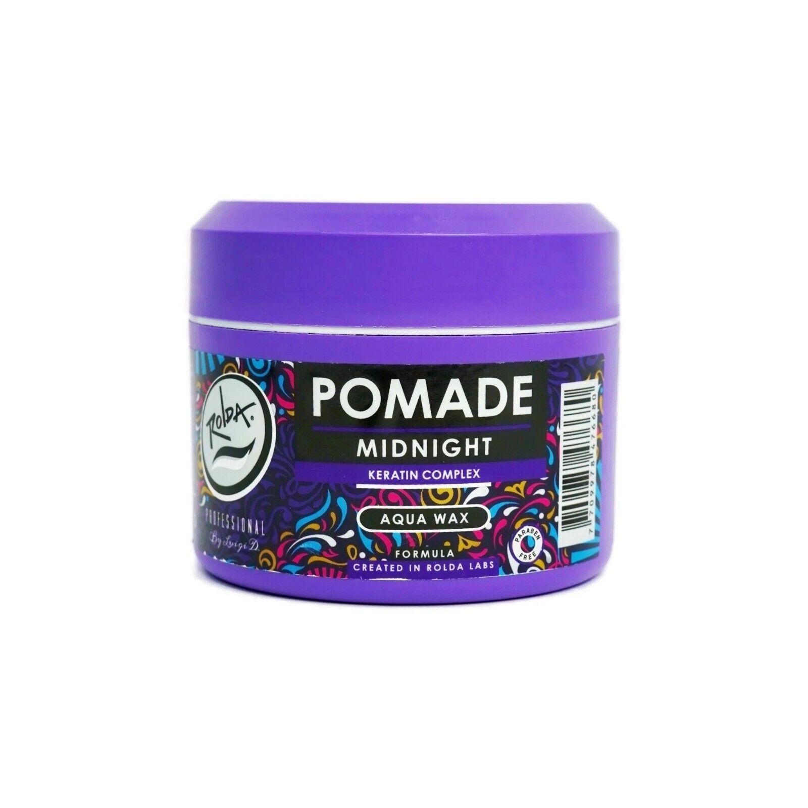 Rolda Midnight Hair Pomade with Keratin Complex