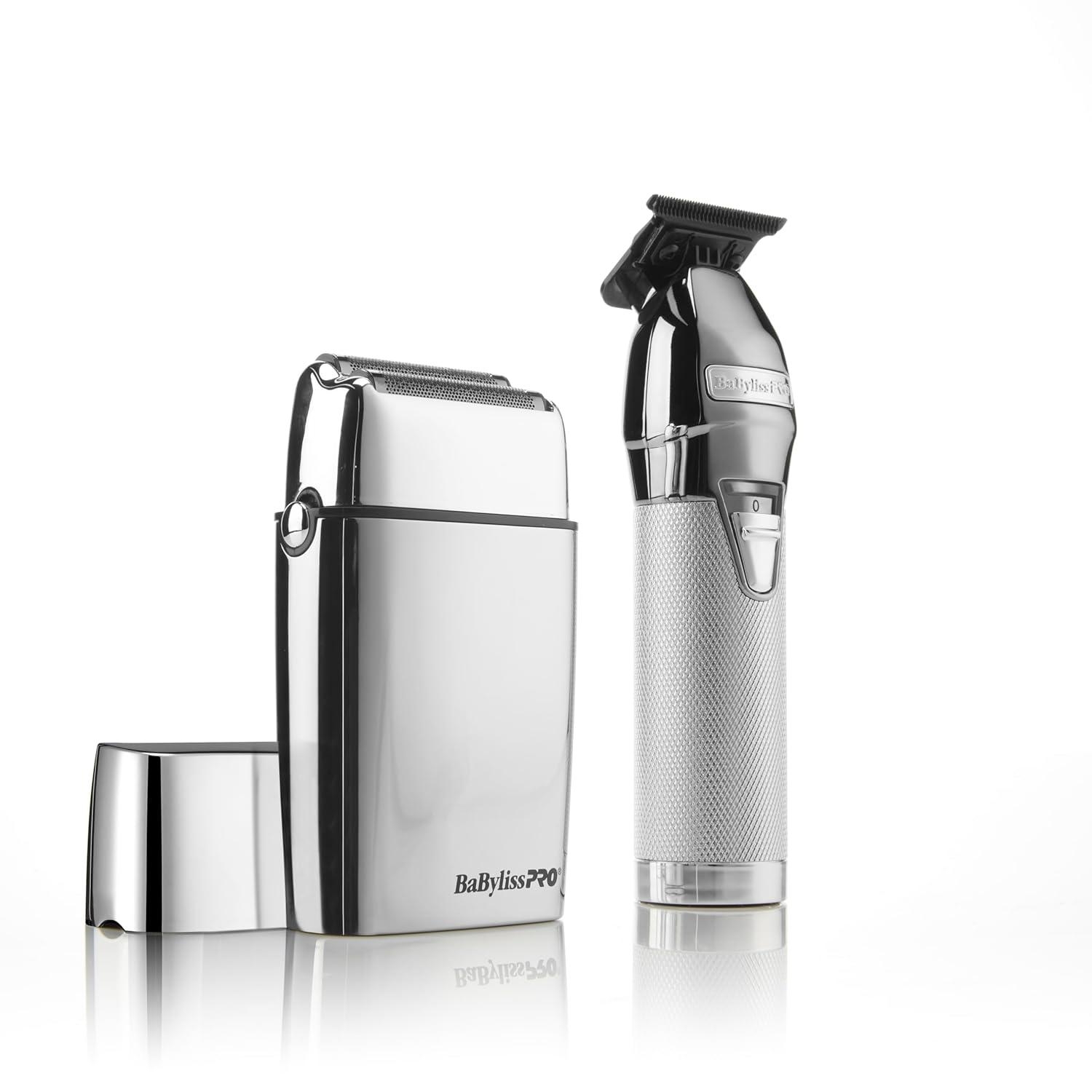 BaBylissPRO LimitedFX Silver Trimmer and Shaver Set