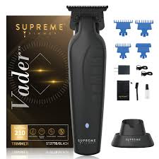 Supreme Vader Trimmer ST3778 | 210 Min Run Time DLC T-Blade Cordless Barber Liner | Limited Edition Black