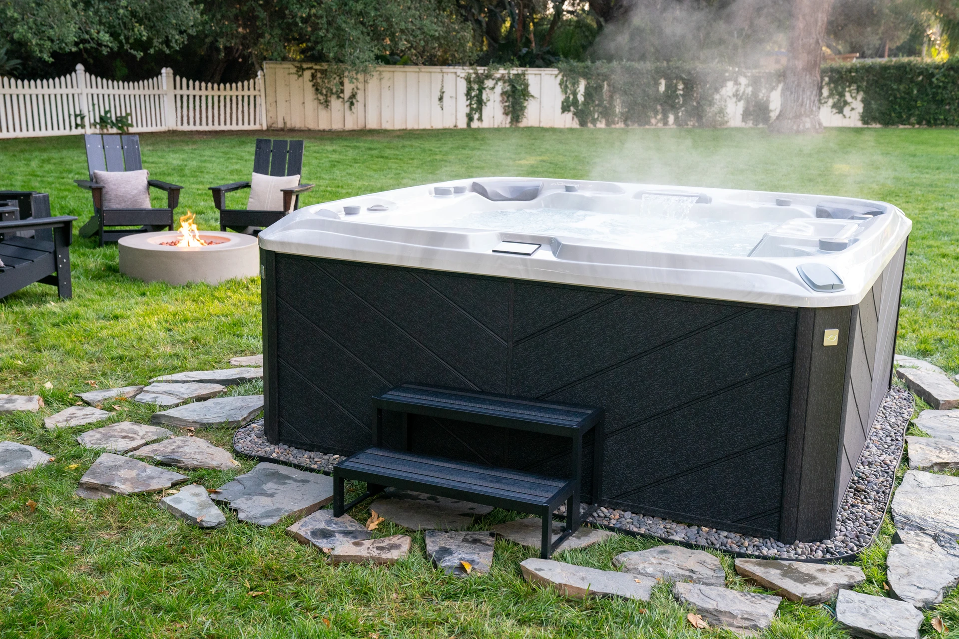 luxury hot tub