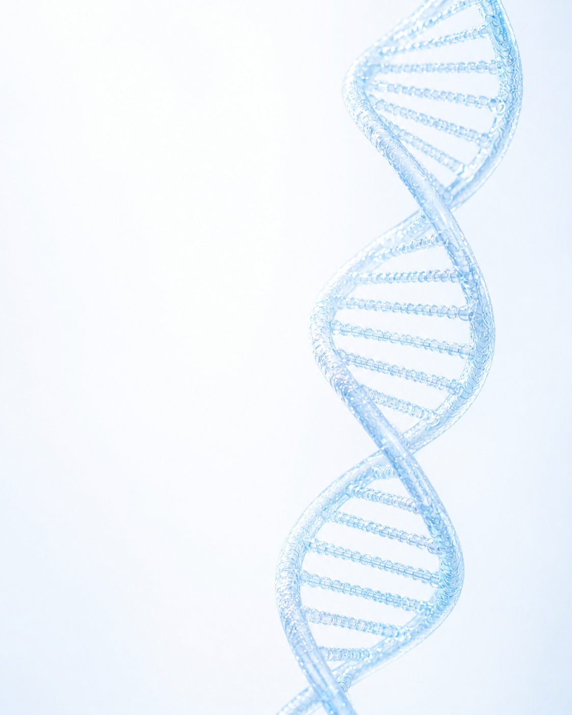 Hélice de ADN — análisis genético clínico