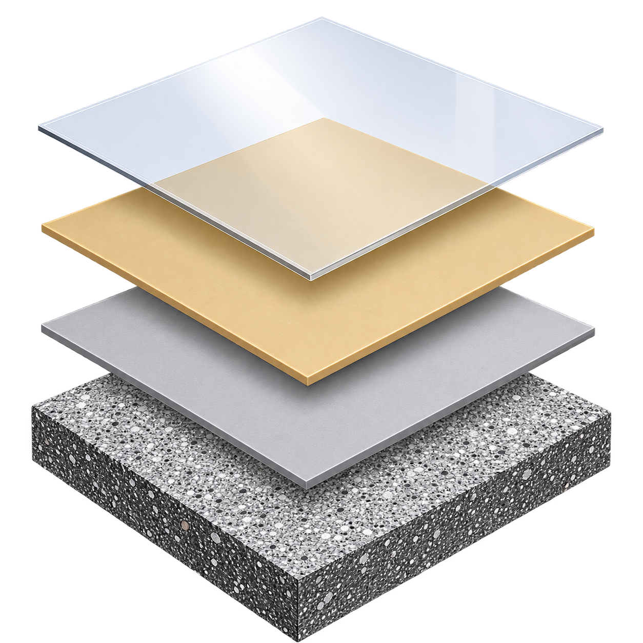 Solid color epoxy flooring
