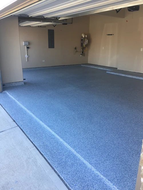 Epoxy garage floor