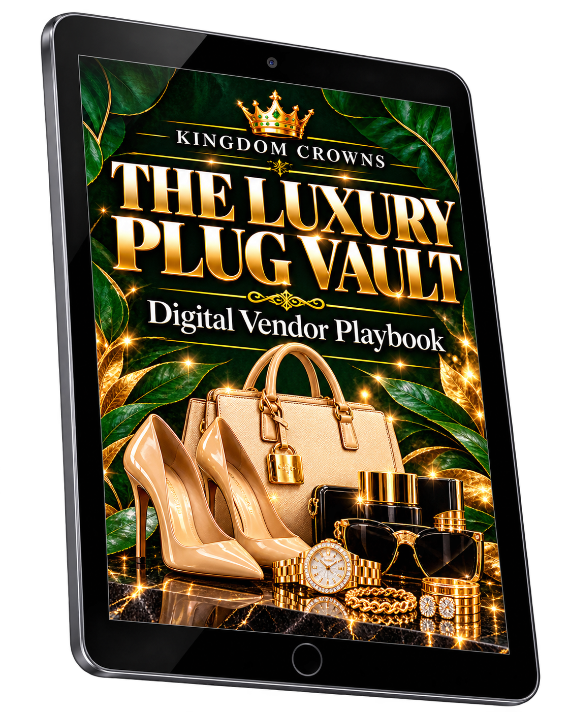 The Luxury Plug Vault playbook mockup