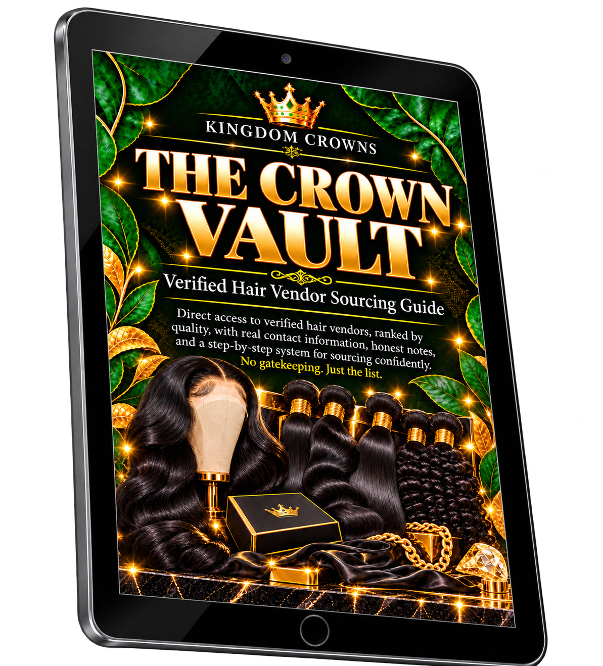 The Crown Vault playbook mockup