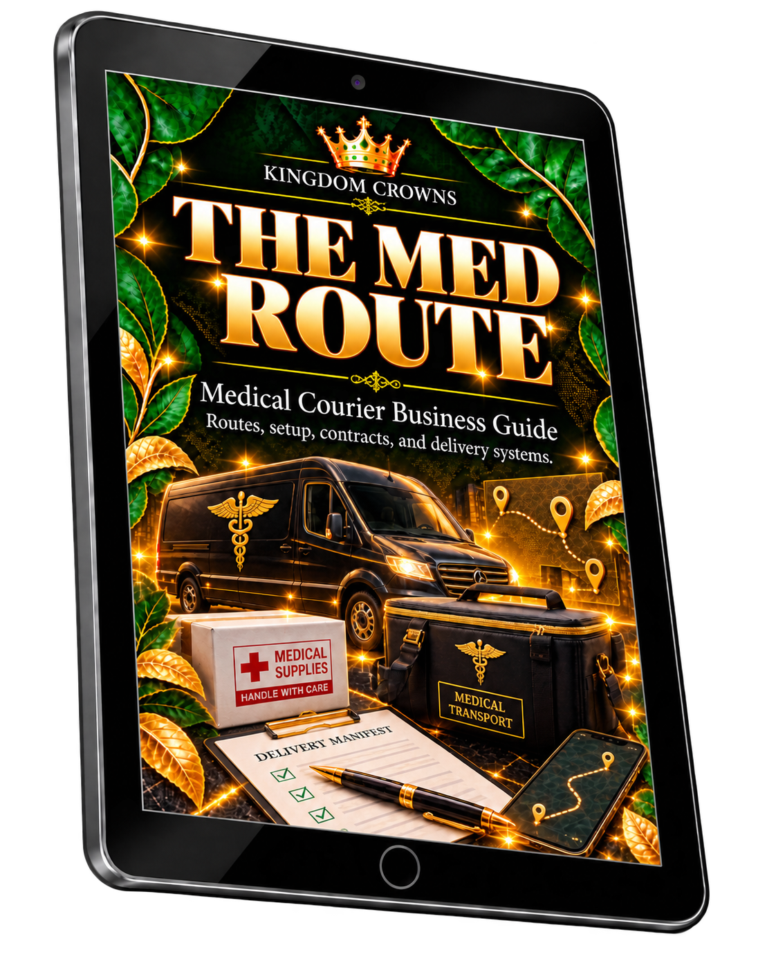 The Med Route mockup