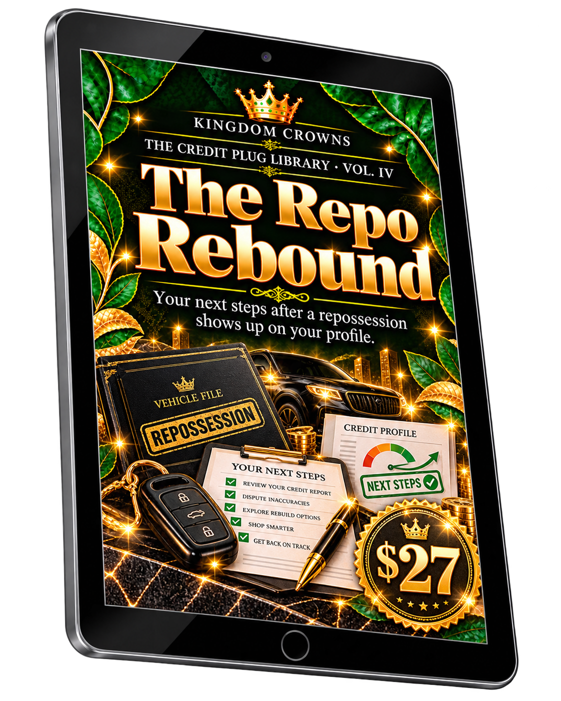 The Repo Rebound mockup