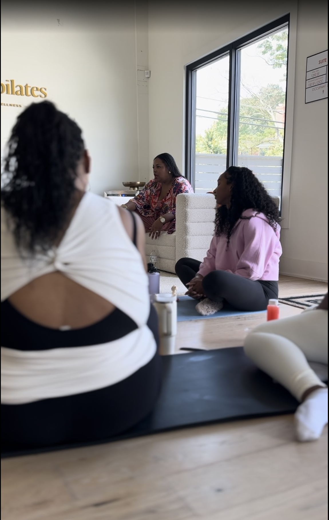 Andrea Bryant leading a speaking engagement and workshop
