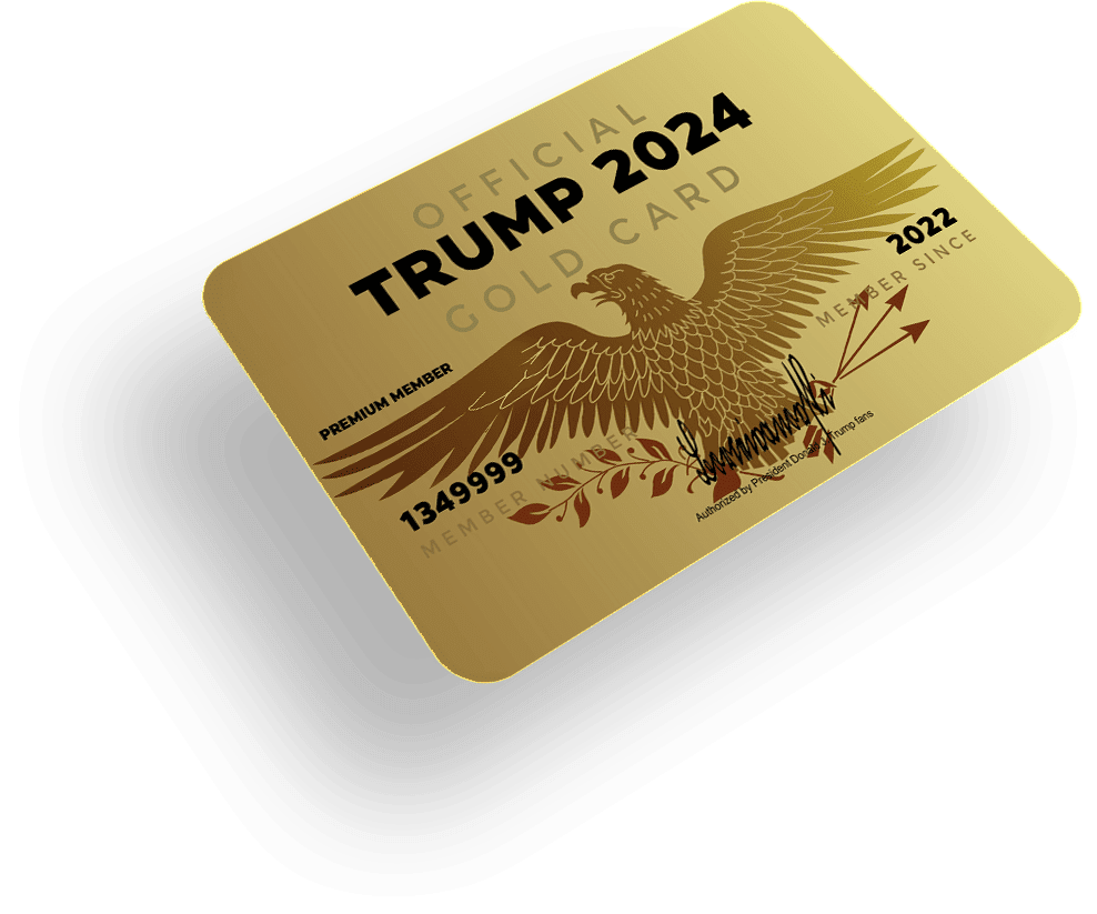 Official Trump 2024 Card