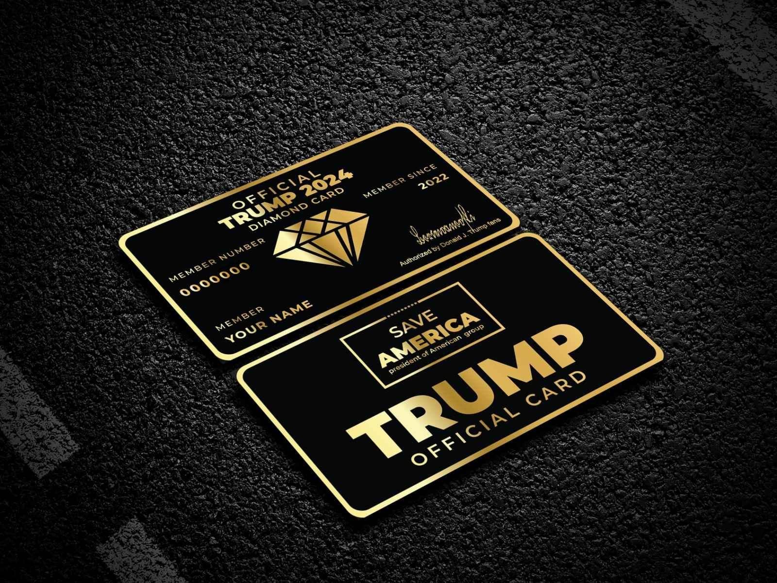 Trump Diamond card