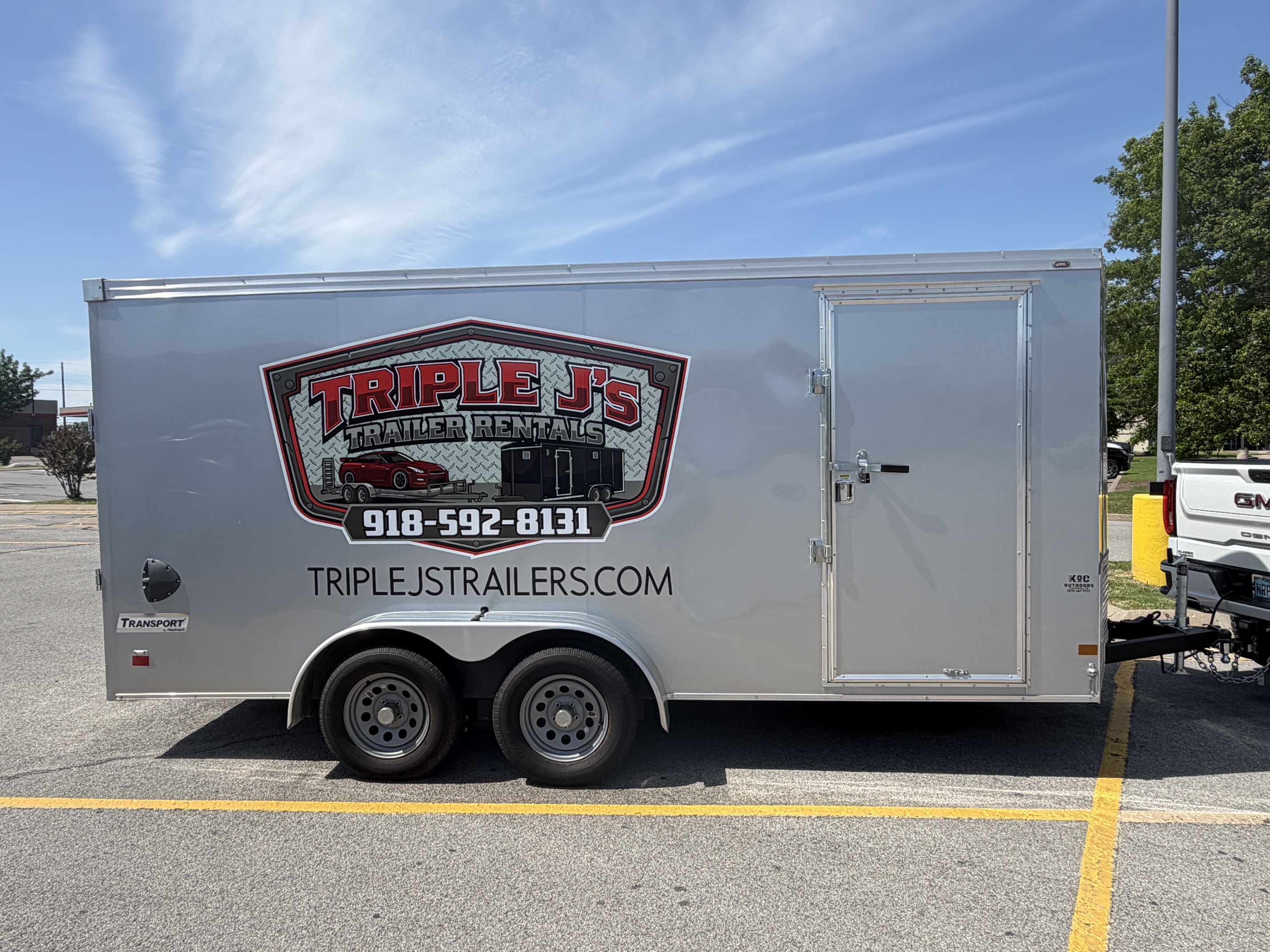 Haul Mark 16 foot enclosed cargo trailer rental in Collinsville, OK