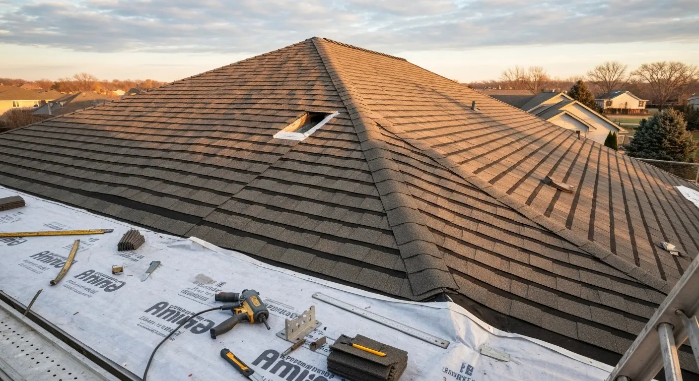 Roof replacement in Springfield