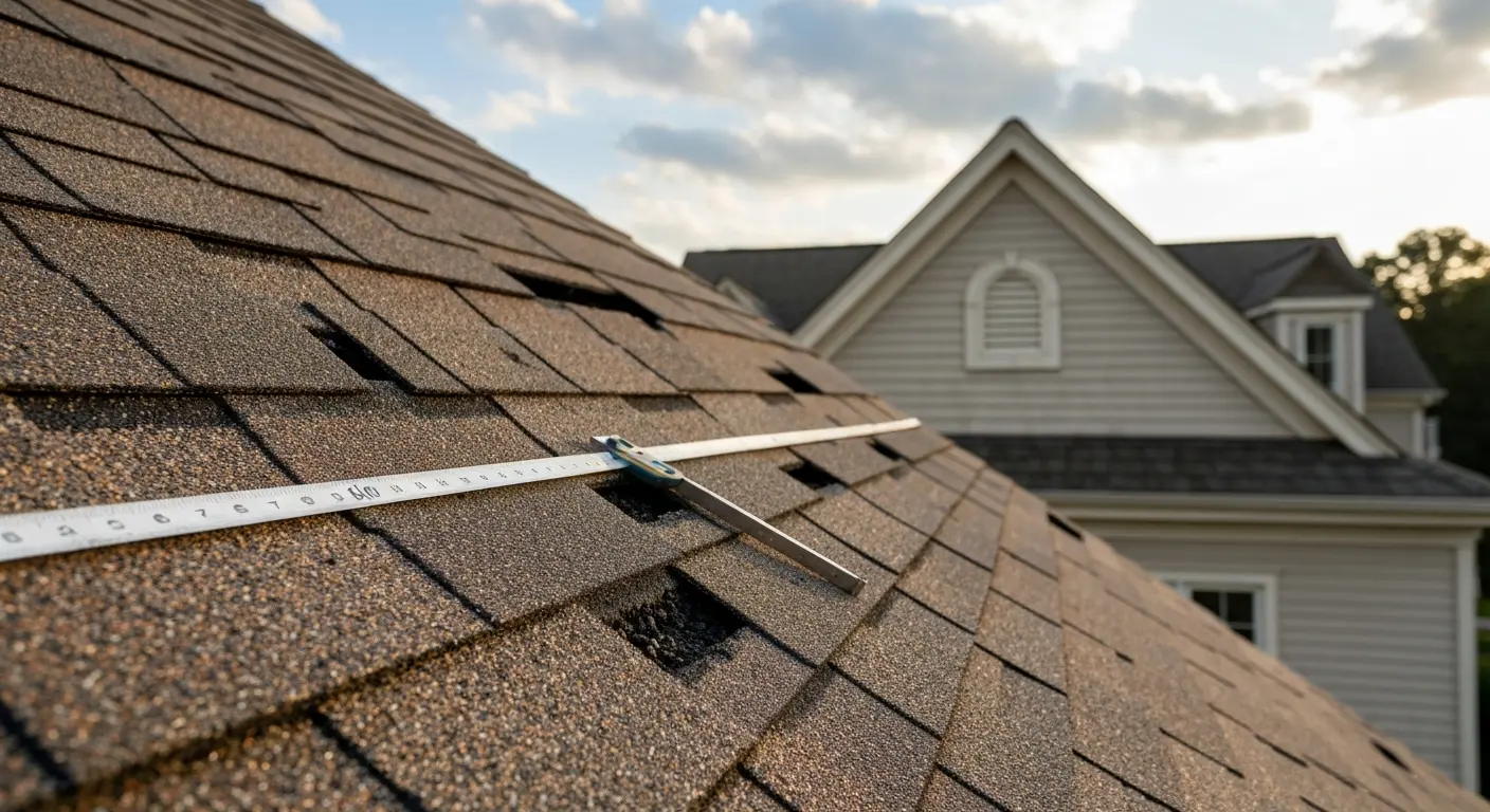 Roof hail damage assessment