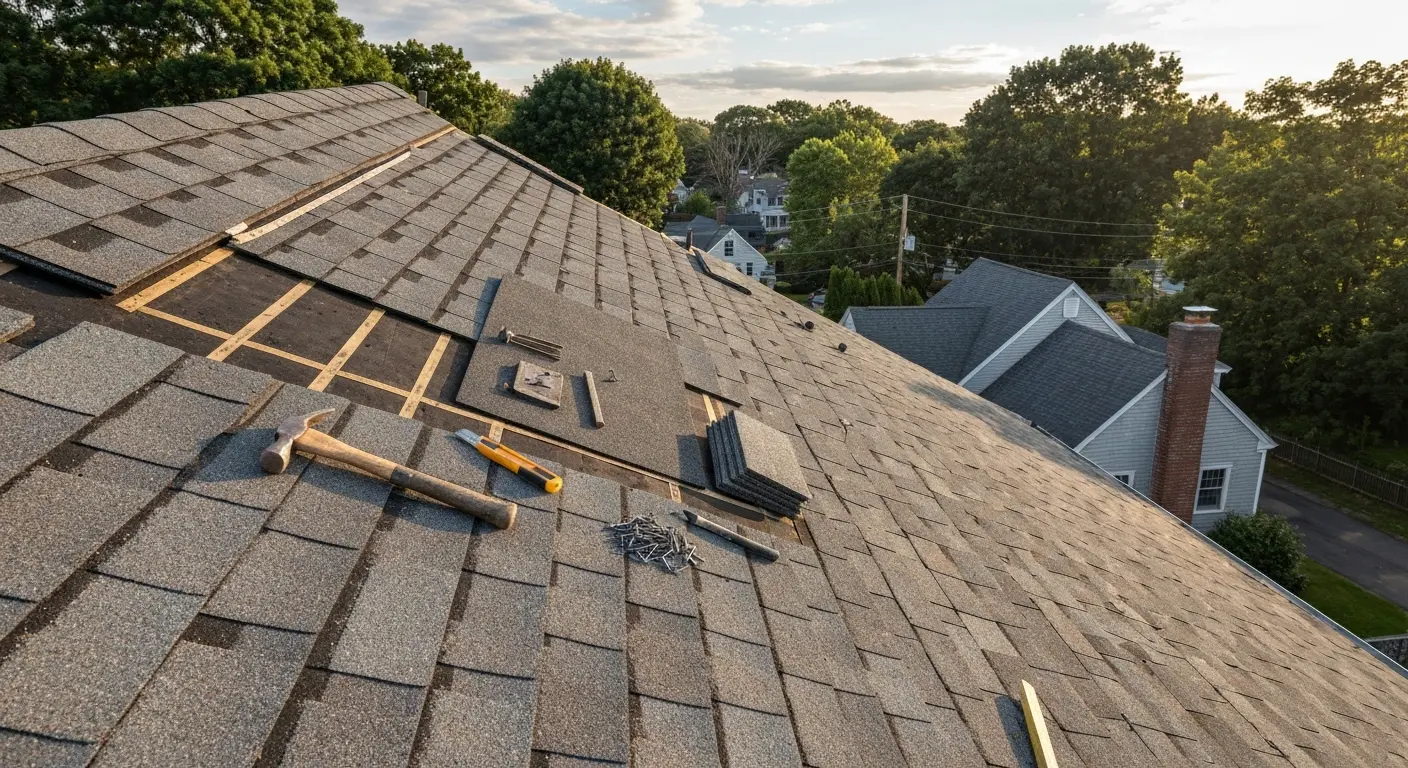 Residential roof repair
