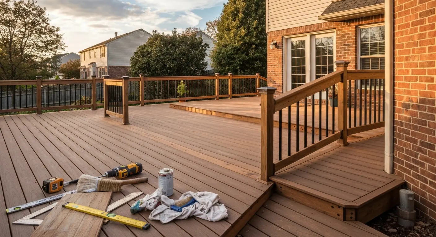 Residential deck project