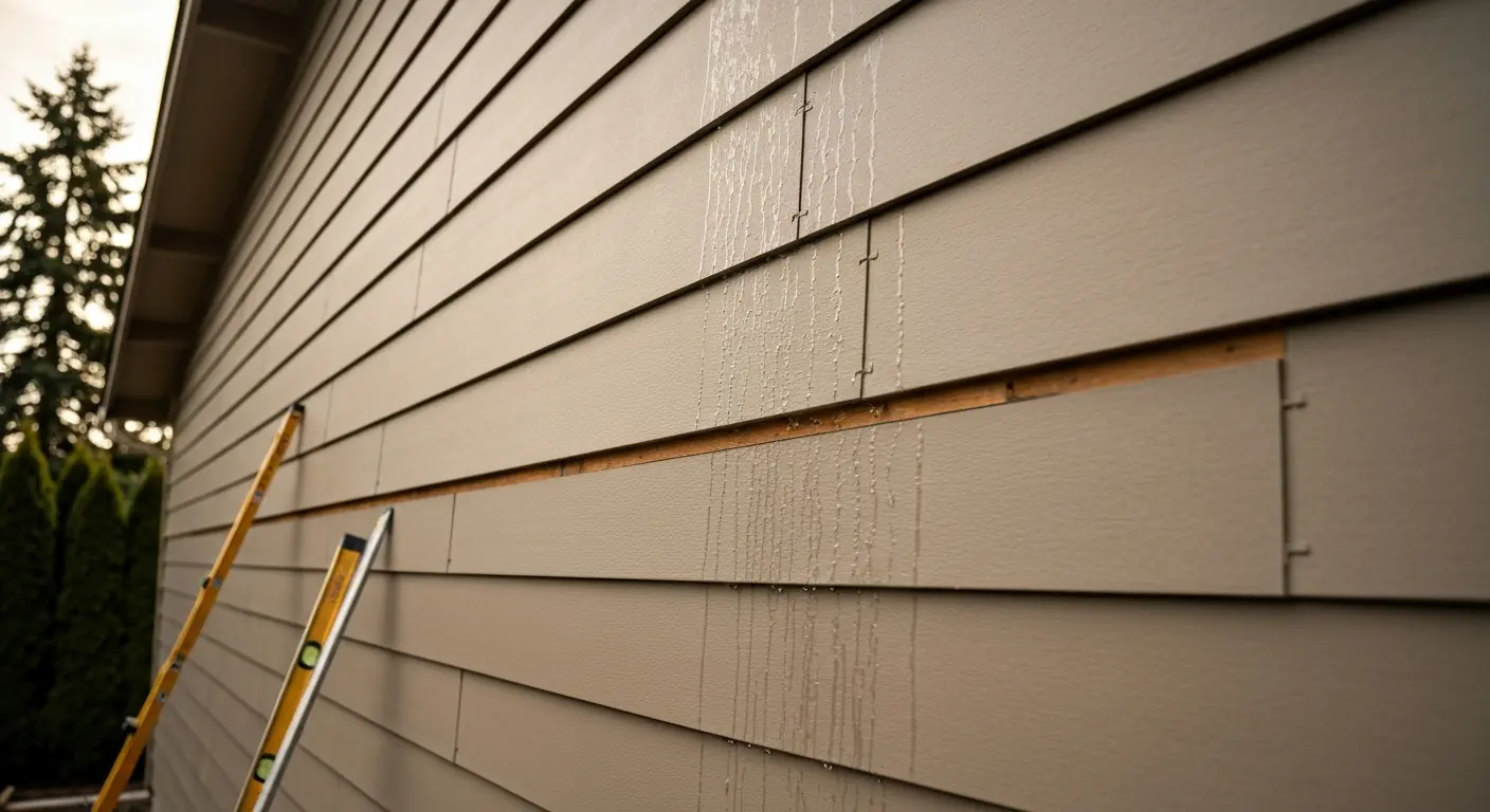 Fiber cement siding installation