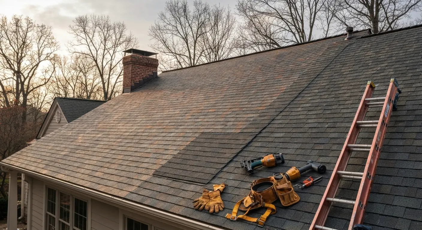 Roof replacement in South Riding