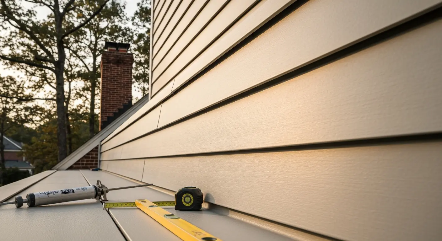 Siding damage from storm