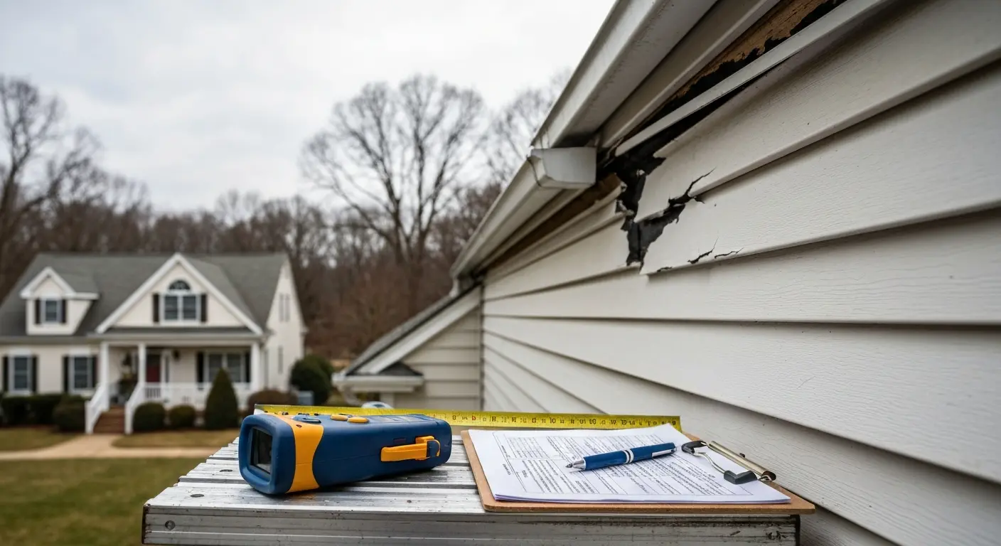 Wind damage inspection